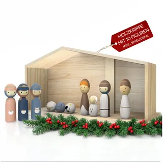 eli der elefant Weihnachtskrippe Bausatz für Kinder