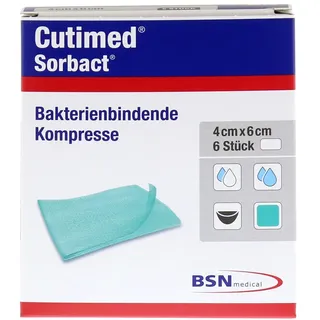 BSN Medical Cutimed Sorbact Kompressen 4x6cm 6 st