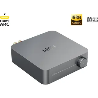 WiiM Amp Multiroom-Streaming-Verstärker mit Sprachsteuerung grau