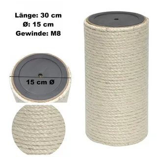 Sisal Kratzstamm 15 cm Länge 30 cm