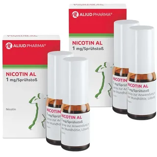 Nicotin AL 1 mg/Sprühstoß Spray zur Anwendung in der Mundhöhle