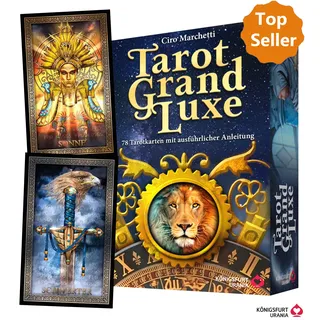 Königsfurt-Urania Ciro Marchettis Tarot Grand Luxe: Tarotkarten mit ausführlicher Anleitung (Tarot Karten Deutsch)