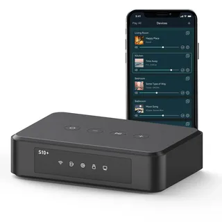 Ricevitore Audio AirPlay, Stereo multiroom Con uscita SPDIF, Streaming Musicale WiFi e Bluetooth, trasmette Musica HD Lossless da Spotify, Amazon Music, Tidal ECC - Arylic S10+
