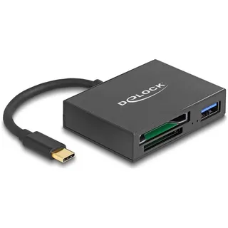 DeLock 91711 + Card Reader für XQD und SD Speicherkarten USB 5 Gbps Typ-A