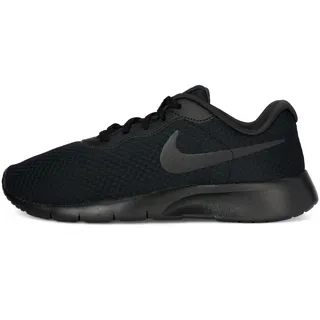 NIKE Tanjun GO (GS) Sneaker, Black/Black-Black, 38.5 EU - 38.5 EU