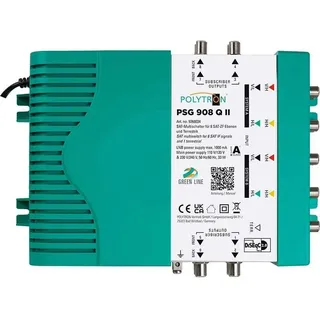 POLYTRON Multischalter PSG 908 Q II für Zwei Satelliten und bis zu 8 Teilnehmer