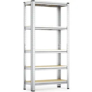 Wiltec Schwerlastregal Stahl 75x30x154cm verzinkt 875kg