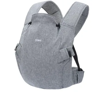 Fillikid Bauchtrage, ergonomische Babytrage | Inkl. Kopf- & Nackenstütze, Rückentrage für Säuglinge & Kleinkinder, 5-20kg