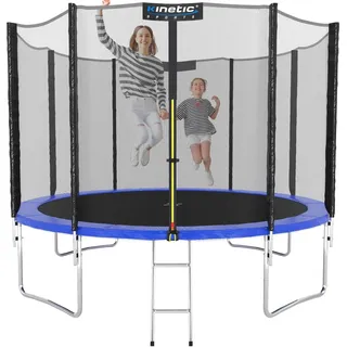 275 cm inkl. Sicherheitsnetz und Leiter Blau