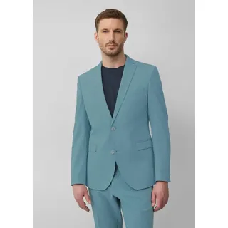 s.Oliver Sakko Indoor-Sakko S.OPURE s.O PURE: Meliertes Sakko aus Stretch-Twill im Slim Fit blau 48