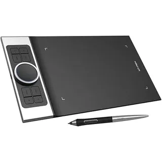 XPPen Deco Pro M Grafiktablett 11"x6" Zeichentablett mit Touchpad Stift-Tablett mit 8192 Druckstufen/60° Neigung kompatibel mit Android Geräte