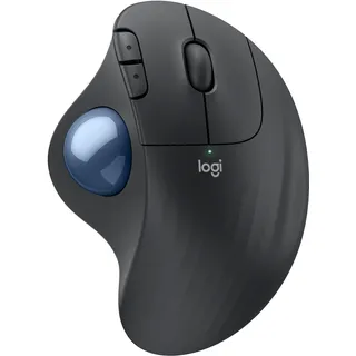 Logitech Ergo M575S Silent Wireless Trackball, Graphite, Logi Bolt, Bluetooth (910-007029)