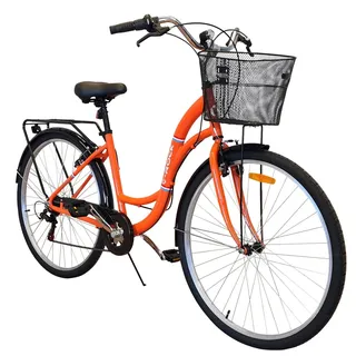 Damenrad EX-3 28 Zoll Aluminium Korb Licht Shimano Fahrrad Damen Damenfahrrad