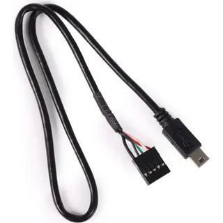 Alphacool 18171 Mini-USB auf Mainboard 5-Pin Kabel 0,4 m Schwarz