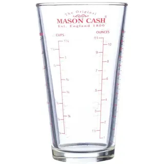 Mason Cash Messbecher, Transparent, Glas, Rund, Backen, Backhelfer, Messbecher