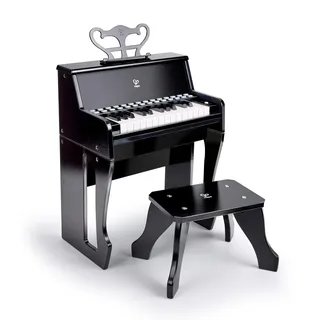 HaPe Kinderklavier Leuchttasten-Piano mit Hocker B:38cm H:50cm T:23cm schwarz