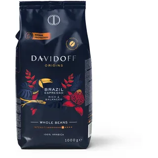 Tchibo - Davidoff Café Origins Brazil - 1 kg Ganze Bohne - Intensität: 8/12