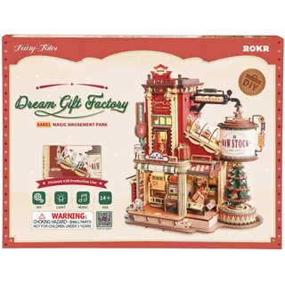 robotime europe ltd 3D-Holz-Puzzle Dream Gift Factory 449-tlg.