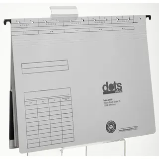 dots Personalhefter Karton lichtgrau DIN A4 4x kaufmännische Heftung, 5 St.