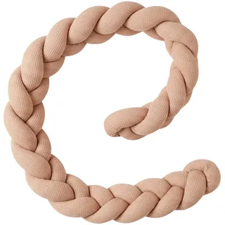 nordic coast company Nestchenschlange Waffelpiqué 200 cm,