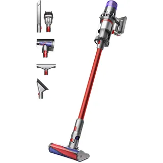 Dyson V11 Fluffy nickel/rot