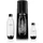 black + PET-Flasche 2 l + PET-Flache 1 l + Zylinder