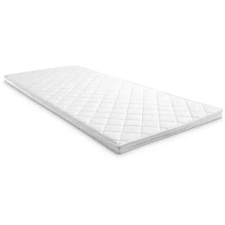 matratzen discount Komfortschaumtopper T6 90 x 200 cm, Höhe 6 cm, Härtegrad H3