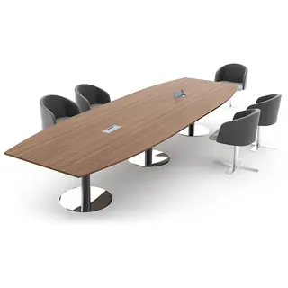 Konferenztisch bootsförmig Inwerk Oland