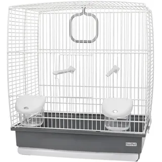 GarPet Vogelkäfig Wellensittichkäfig 160 x 110 x 50 cm grau