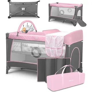 lionelo Flower Flamingo - Grau/Rose