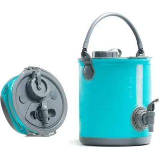 2-In-1 Wasserkanister Faltbar Mit Hahn - Tragbarer Wasserkanister Für Trinkwass