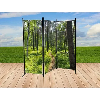 Westerholt Paravent mit Fotodruck Wald