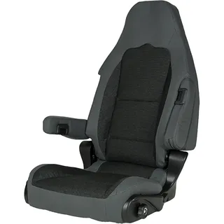 Sportscraft Sitz S10.1 Tavoc 2 grau/schwarz Fahrerseite