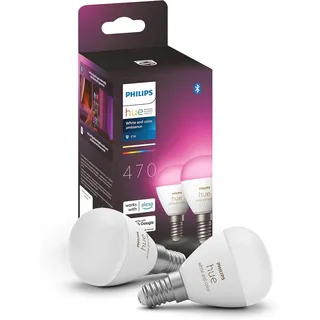Philips LED-Lampe E14 5,1W 470 lm dimmbar 2 St.