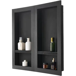 Vevor Wandnische Duschnische Duschablage Duschregal 2 Stk. 10,2x40,6x81,3cm