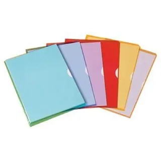 Oxford Elba, 100206697 Sichthüllen DIN A4 Fard'Liss, PVC 0,18 mm, rot