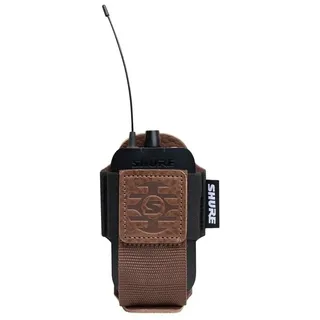 Shure (SH-BODYPACK-PBN-L) Wireless Transmitter Pouch Brown