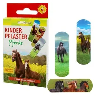 Wundmed WUNDmed® Pflaster Pferde, 10 Strips, wasserfest, 6,3 x 1,9cm