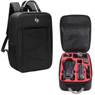 BeisDirect Mavic 4 Pro Hülle, Reise-Tragetasche für DJI RC PRO 2/RC 2 Controller, große Kapazität, Aufbewahrung, Umhängetasche, Rucksack für DJI Mavic 4 Pro Creator Combo Zubehör, Schwarz