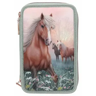 DEPESCHE 13403 Miss Melody 3 Fach Federtasche ROMANTIC FIELDS