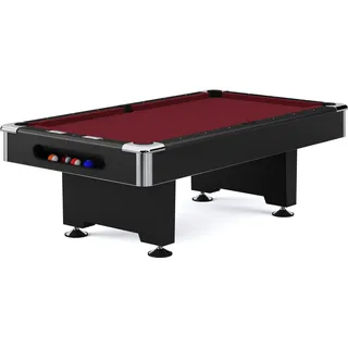 Automaten Hoffmann Billardtisch Billardtisch Club Pro III in Schwarz (254 x 127 cm)