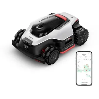 DREAME A3 AWD Pro 3500 Robot-rasenmäher, für 3500 m2, 4wd-nabenmotoren, ohne Rtk, 360° 3d-lidar & Ki-vision, Steigfähigkeit bis zu 80% (38,7°), Edgemaster 2.0: < 4 cm