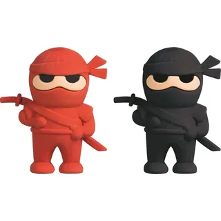 Brunnen Radiergummi Ninja Power 3D 3 St.