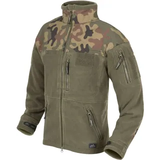 Helikon-Tex Infantry Jacke -Fleece- Olive Green/PL Woodland - S