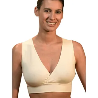 Engel Natur, Still-BH "Lena", Bio Baumwolle & Elasthan, Beige (Natur), Gr. 4 (85-90 C) - 4 (85-90 C)