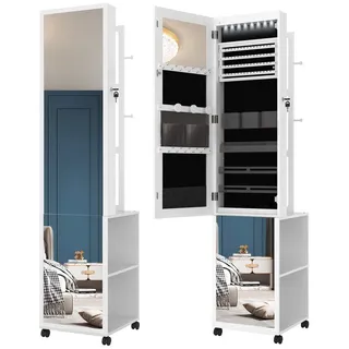 hzuaneri Schmuckschrank mit Kleiderständer