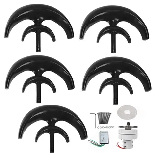 Windturbinen-Generator-Kit 800W mit 5 Blättern, Windgenerator-Kit mit Laderegler, Windkraftgenerator für Marine, Wohnmobil, Zuhause(48v),Dynamo