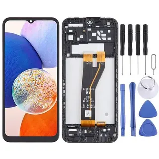 Für Samsung Galaxy A14 5G Display Full LCD mit Rahmen Einheit Touch Ersatzteil Reparatur Schwarz