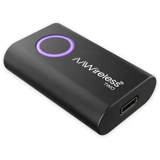 AAWireless Two Wireless Android Auto Adapter – Kabelloses Android Auto für Ihr Auto – Schnelle Verbindung ohne Kabel – Plug & Play – Stabile Verbindung – Multifunktionstaste