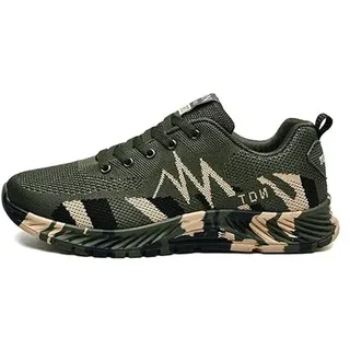 Laufschuhe Herren Damen Turnschuhe Sportschuhe Paar Freizeit Frauen Männer Lace Up Camouflage Reise weiche Sohle Bequeme Schuhe Outdoor Schuhe Gr. 36-44 - 40 EU